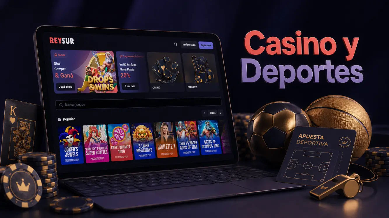 Casino ReySur y apuestas deportivas desde el mismo saldo